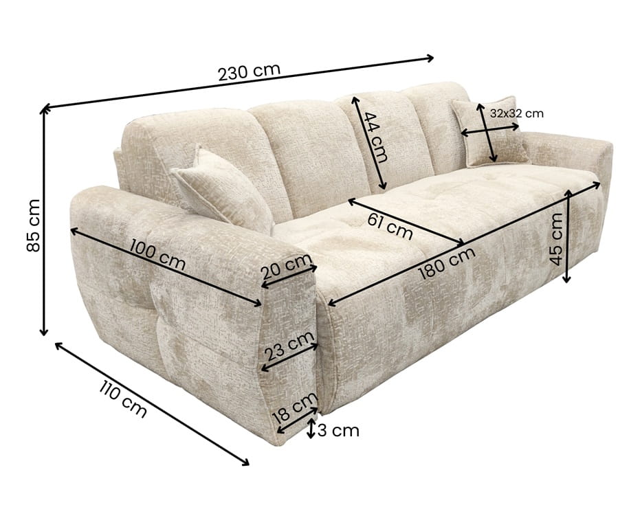 Sofa Rozkładana Nuvo – Włoski System Spania i Nowoczesny Komfort Sofa Nuvo to me
